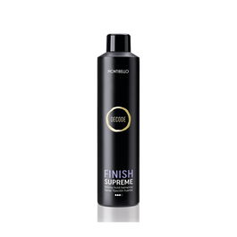 Montibel·lo Decode Finish Supreme Laca de Fijación Fuerte 400ml Cabello Seco Resistente Humedad