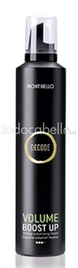 Montibello Decode Volume Boost Up Espuma Voluminizante de Fijación Fuerte 300 ml Montibello Decode Volume Boost Up Espuma Voluminizante de Fijación Fuerte 300 ml