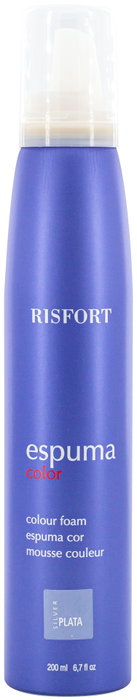 Risfort Espuma Color Plata 200 ml