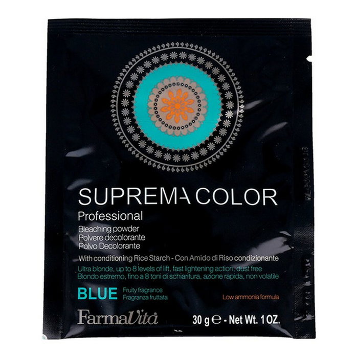 Farmavita Suprema Bleaching Powder Decolorante Azul 30g
