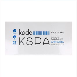 Periche Kode Kspa Placenta/Anti Caspa Ampollas con Placenta Vegetal y Pepino, Potente Antimicrobial para Combatir la Caspa y Reducir el Sebo, Libre de Alcohol