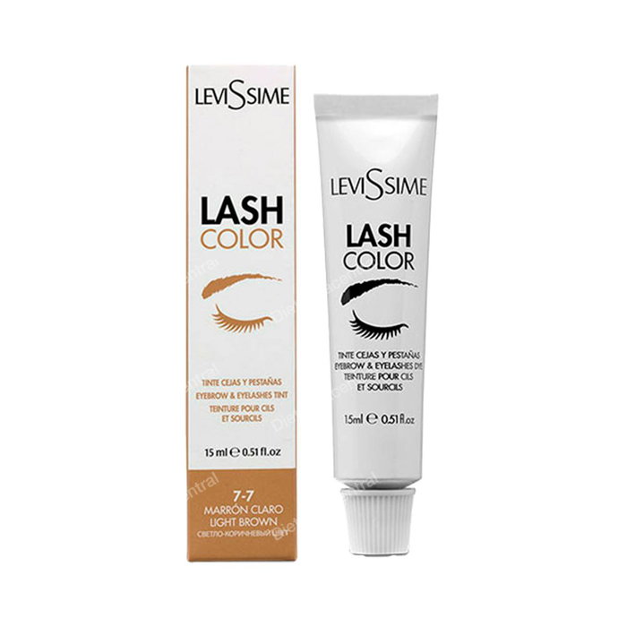 Levissime Lash Color Tinte Cejas y Pestañas 7-7 Marrón Claro 15ml Levissime Lash Color Tinte Cejas y Pestañas 7-7 Marrón Claro 15ml