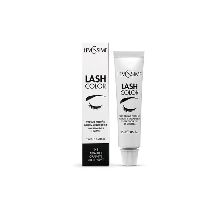 Levissime Lash Color Tinte para Cejas y Pestañas Grafito 15ml Levissime Lash Color Tinte para Cejas y Pestañas Grafito 15ml