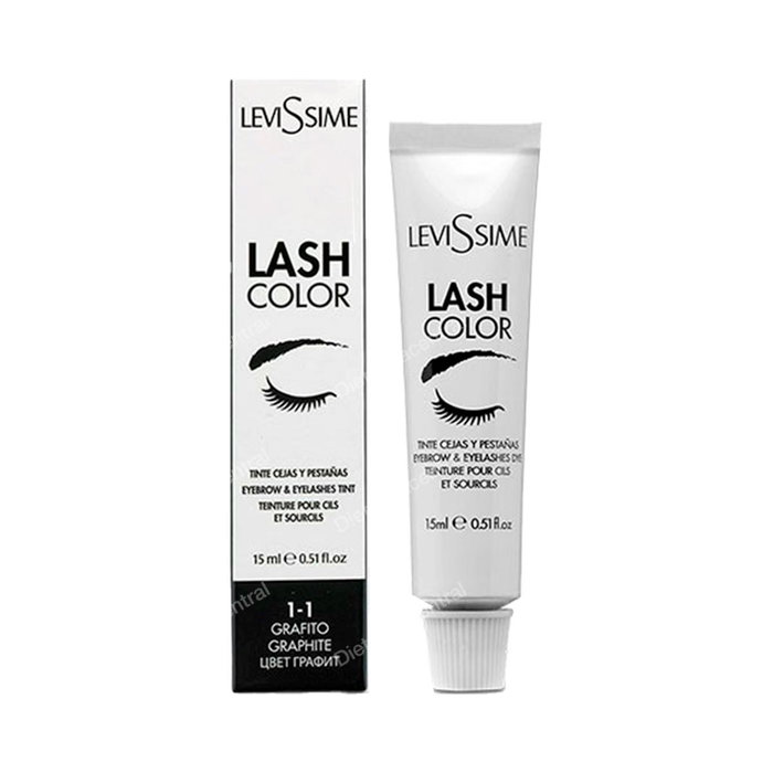Levissime Lash Color Tinte Cejas y Pestañas Grafito 15ml Levissime Lash Color Tinte Cejas y Pestañas Grafito 15ml