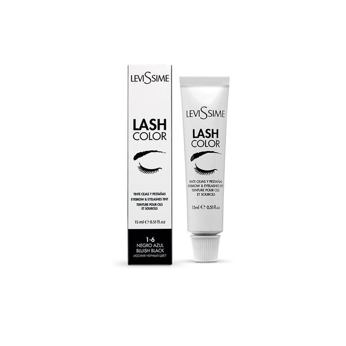 Levissime Lash Color Tinte Para Cejas y Pestañas 1-6 Negro Azul 15ml Levissime Lash Color Tinte Para Cejas y Pestañas 1-6 Negro Azul 15ml