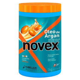 Novex Mascarilla Argan Oil 1kg para Cabello Seco, Encrespado y Sin Brillo con Aceite de Argán Puro y Vitamina E