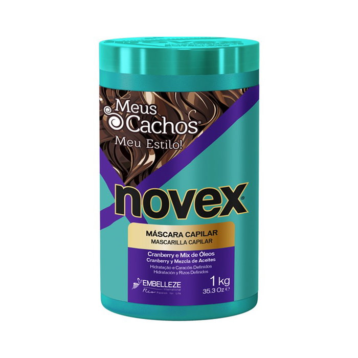 Novex Mascarilla My Curls para Cabello Seco y Rizos con 6 Aceites Nutritivos, 1kg