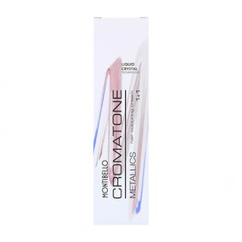Montibello Cromatone Metallics 6.21M Coloración 2 en 1 Permanente o Tono sobre Tono con Acabado Frío Metálico Iridescente 60 ml