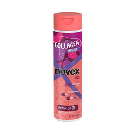Novex Champú Collagen Infusion 300ml para Cabello Fino, Dañado y Sin Brillo