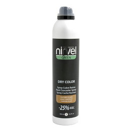 Nirvel Green Dry Color Spray Castaño Claro