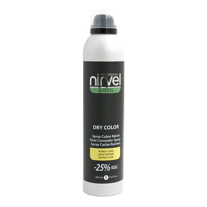 Nirvel Green Dry Color Spray Rubio Claro
