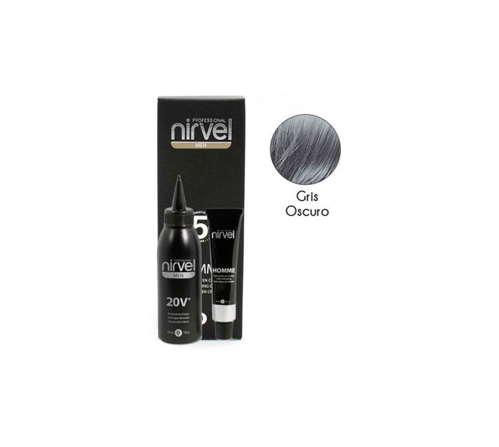 Nirvel Men 5 Minutos Color G 3 Gris Oscuro 30 ml