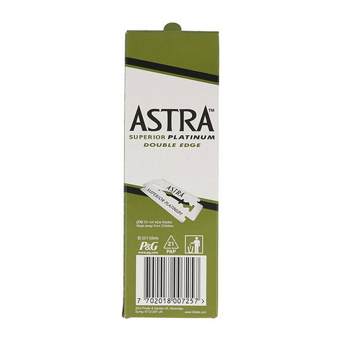 Zzmen Cuchillas Dobles Superior Platinum Astra