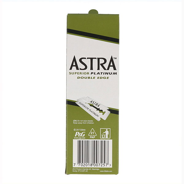 Zzmen Cuchillas Dobles Superior Platinum Astra