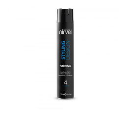 Nirvel Laca Strong Hairspray 400ml Fijación Profesional Secado Instantáneo