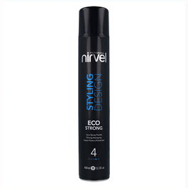Nirvel Eco Strong Laca Spray para Cabello, Fijación sin Gas y sin Residuos, 400 ml