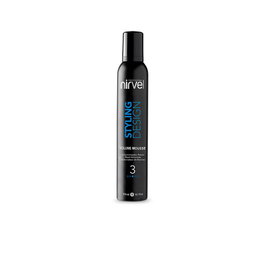 Nirvel Styling Design Volume Mousse 3 Espuma Fijación Fuerte Rizos Definidos 300ml