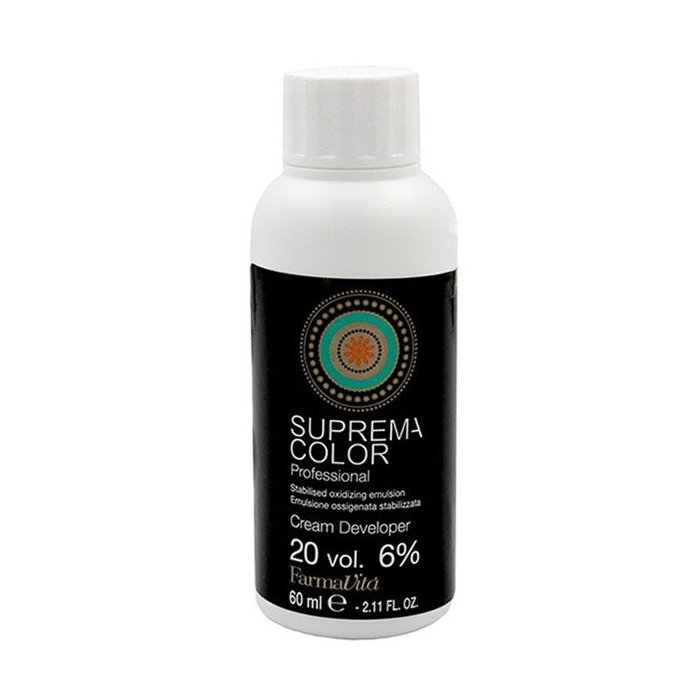 Farmavita SUPREMA COLOR CR. DEVELOPER 20Vol 60ml Emulsión Oxidante en Crema Farmavita SUPREMA COLOR CR. DEVELOPER 20Vol 60ml Emulsión Oxidante en Crema
