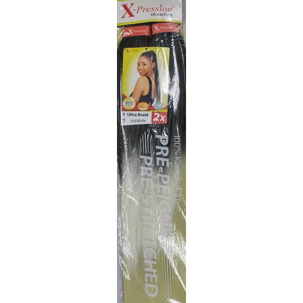X-Pression Kanekalon Pre-Peigne T1B/White (2X)</div> X-Pression Kanekalon Pre-Peigne T1B/White (2X)</div>