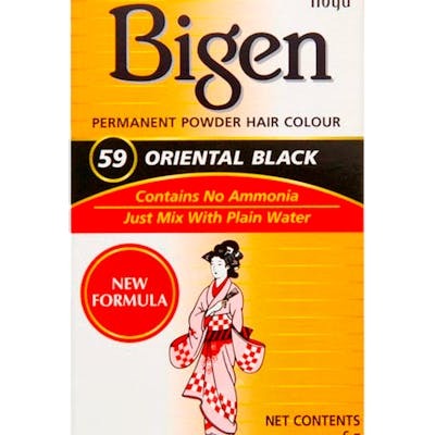 Bigen Hair Color 59 Oriental Black 6g