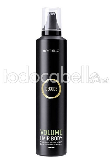 Montibello Decode Volume Hair Body Espuma Extrafuerte 300 ml Montibello Decode Volume Hair Body Espuma Extrafuerte 300 ml