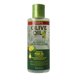 Organic Root Stimulator Olive Oil Glossing Hair Polisher Aceite Abrillantador Cabello Seco y Afro 177ml