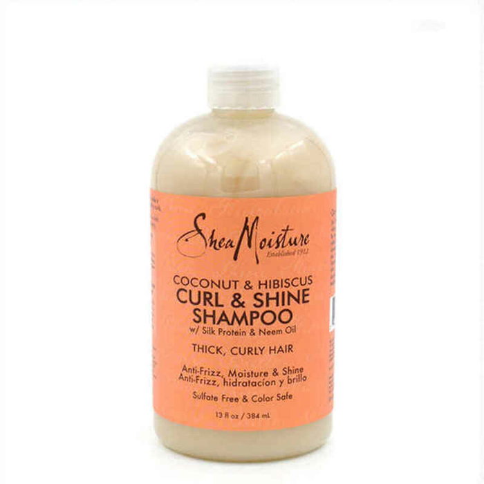 Shea Moisture Coconut & Hibiscus Curl & Shine Shampoo 384ml