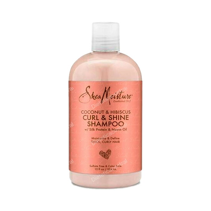 Shea Moisture Coconut & Hibiscus Curl & Shine Shampoo 384ml