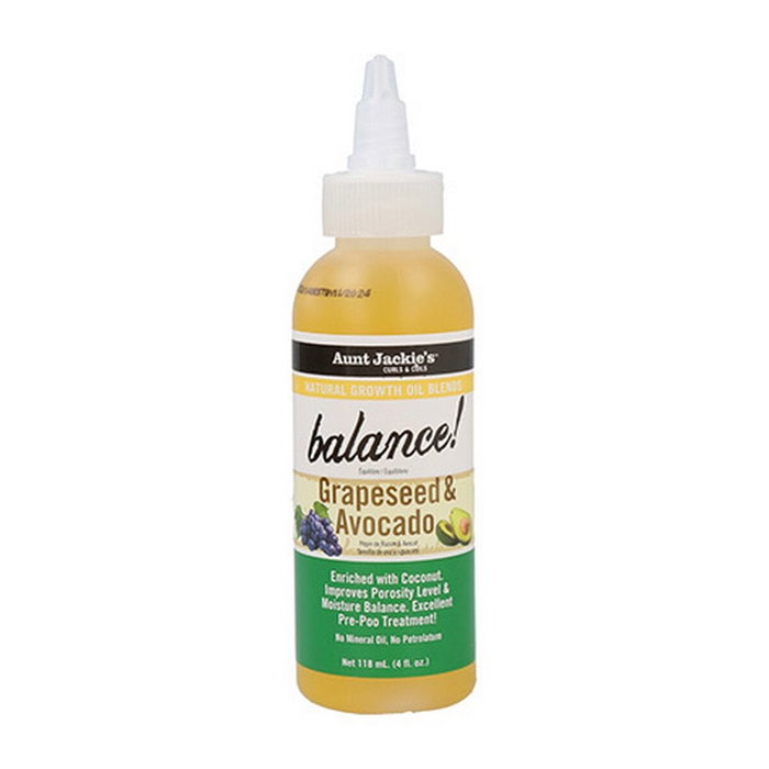 Aunt Jackie'S Grapeseed & Avocado Balance Oil 118ml
