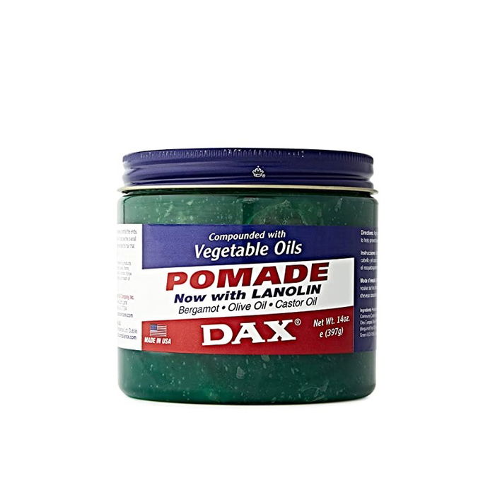 Dax Vegetable Oils Pomade - Pomada para Cabello Seco y Quebradizo, Suavidad y Brillo, 397 gr Dax Vegetable Oils Pomade - Pomada para Cabello Seco y Quebradizo, Suavidad y Brillo, 397 gr