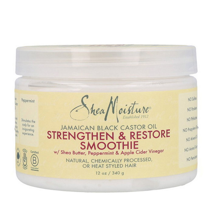 Shea Moisture Jamaican Black Castor Oil Strengthen & Restore Smoothie 326g Shea Moisture Jamaican Black Castor Oil Strengthen & Restore Smoothie 326g
