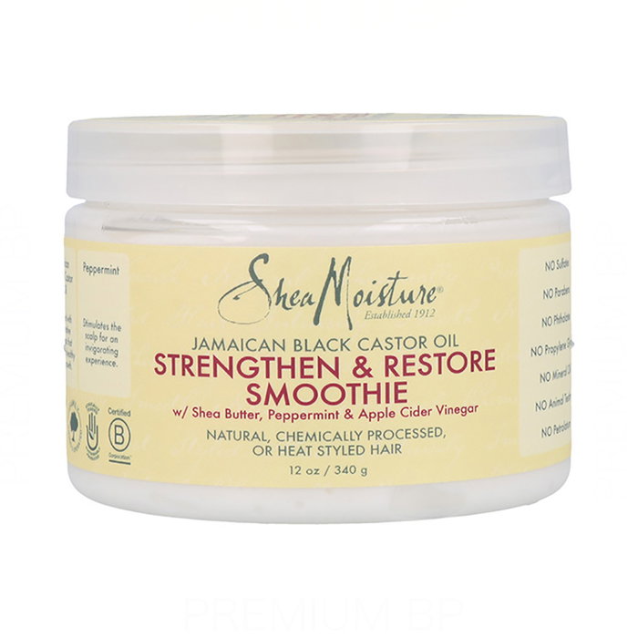 Shea Moisture Jamaican Black Castor Oil Strengthen & Restore Smoothie 326g Shea Moisture Jamaican Black Castor Oil Strengthen & Restore Smoothie 326g