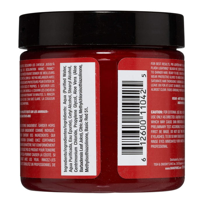 Manic Panic Classic Vampire's Kiss Tinte Semipermanente Vegano Manic Panic Classic Vampire's Kiss Tinte Semipermanente Vegano