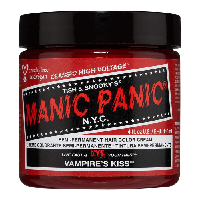 Manic Panic Classic Vampire's Kiss Tinte Semipermanente Vegano Manic Panic Classic Vampire's Kiss Tinte Semipermanente Vegano