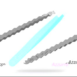 Premax Pinza Inox Azul Punta Oblicua 9 cm
