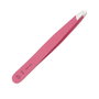Premax Pinza de Acero Inoxidable Rosa Punta Oblicua 9 cm