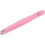 Premax Pinza de Acero Inoxidable Rosa Punta Oblicua 9 cm