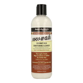 Aunt Jackie's Curls & Coils Coco Wash Limpiador Acondicionador Leche de Coco para Cabello Seco y Áspero 355 ml