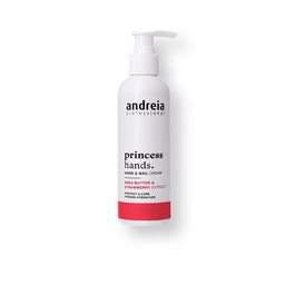 Andreia Crema de Manos y Uñas Princess Hands 200ml | Hidratante y Nutritiva con Manteca de Karité y Fresa | Textura No Grasa