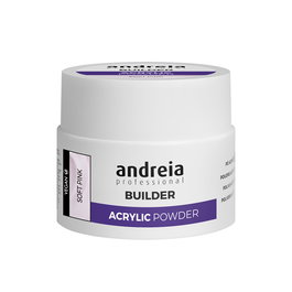Andreia Polvos Acrilicos Builder Acrylic Powder Soft Pink 35 g para Construcción de Uñas