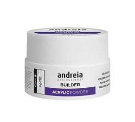 Andreia Professional Polvos Acrílicos Builder Blanco para Construcción de Uñas 20 g
