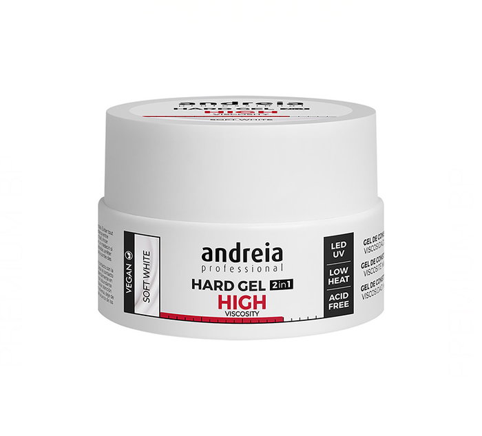 Andreia Hard Gel High Viscosity Soft White 22g