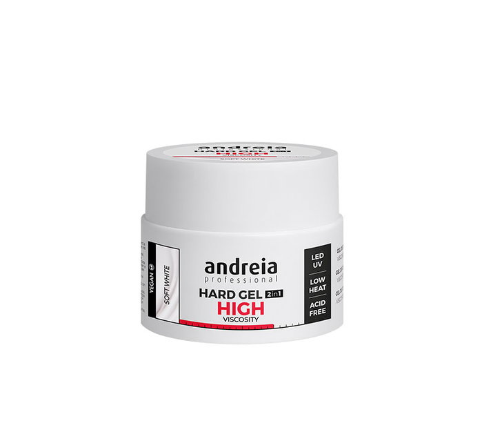 Andreia Hard Gel High Viscosity Soft White 44g Andreia Hard Gel High Viscosity Soft White 44g