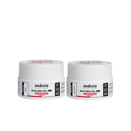 Andreia Builder Gel Medium Viscosity Soft White 44grs Gel de construcción 3 en 1 para uñas LED/UV