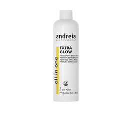 Andreia All In One - Extra Glow 250ml Gel de Uñas Eliminador Capa Inhibición Brillo Intenso