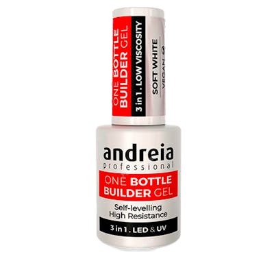 Andreia Professional One Bottle Builder Gel Soft White 14 ml