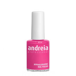 Andreia Esmalte de Uñas Hipoalergénico Color 154 Metalizado y Purpurinado Néon 14 ml