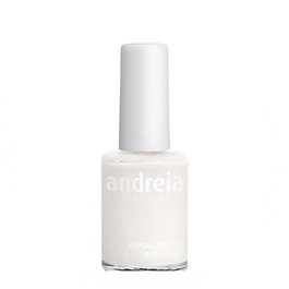 Andreia Esmalte de Uñas Profesional Hipoalergénico Color 47 Transparente y Blanco 14 ml