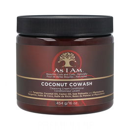As I Am Coconut Cowash Acondicionador 454G/16Oz - Acondicionador con Aclarado Cremoso