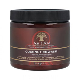 As I Am Coconut Co-Wash Crema Limpiadora Suave para Cabello Rizado 454g Hidratación y Desenredo